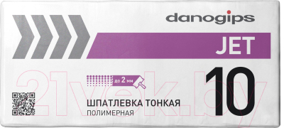 Шпатлевка Danogips Dano Jet 10 (20кг, белый)
