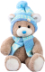 Мягкая игрушка Milo Toys Little Friend Мишка в шапке и шарфе / 9905642 - 