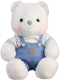 Мягкая игрушка Milo Toys Little Friend Медведь в синем комбинезоне / 9905631 - 