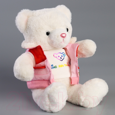 Мягкая игрушка Milo Toys Little Friend Мишка в розовой курточке / 9905633