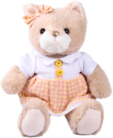 Мягкая игрушка Milo Toys Little Friend Кошечка в персиковом платье / 9905651 - 