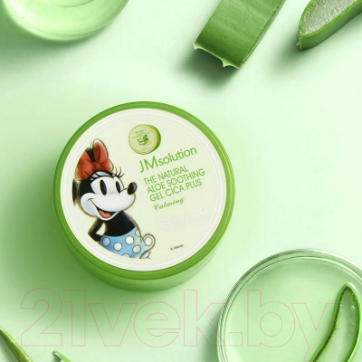 Гель для лица JMsolution Disney100 Minnie The Natural Aloe Soothing Gel Plus Calming (300мл)