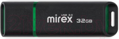 Usb flash накопитель Mirex Spacer Black 32GB (13600-FM3SPB32)
