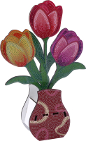Набор алмазной вышивки Sima-Land Тюльпаны в вазе / 9702469 - 