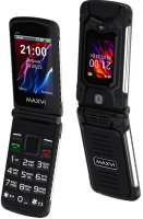 Мобильный телефон Maxvi E 10 (черный) - 