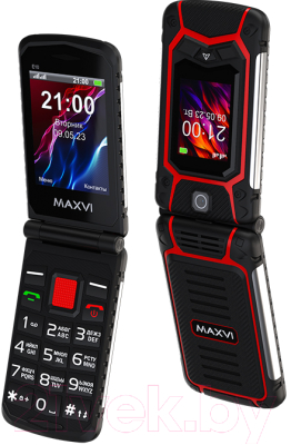 Мобильный телефон Maxvi E 10 (красный)
