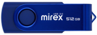 Usb flash накопитель Mirex Swivel Deep Blue 512GB (13600-FM3BS512) - 
