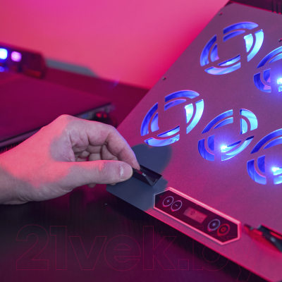 Подставка для ноутбука Evolution LCS-06 RGB с активным охлаждением
