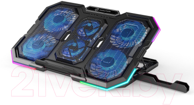 Подставка для ноутбука Evolution LCS-08 RGB с активным охлаждением