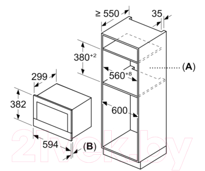 Купить Микроволновая печь Bosch BER7321B1 в Слуцке
