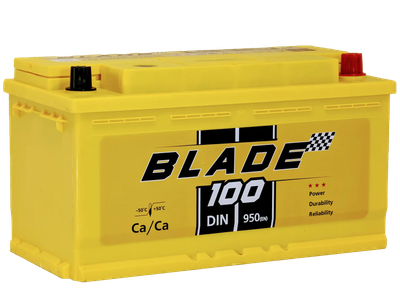 Автомобильный аккумулятор BLADE R 950A DIN100MF (100 А/ч) - 