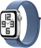 Умные часы Apple Watch SE 2 GPS 40mm (серебристый, ремешок S/M) - 