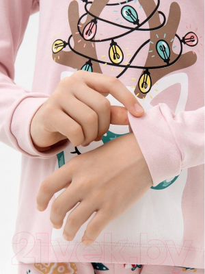 Пижама детская Mark Formelle 567722 (р.104-56, светло-розовый/сладости на розовом)