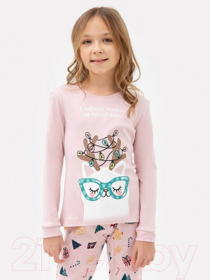 Пижама детская Mark Formelle 567722 (р.128-64, светло-розовый/сладости на розовом)