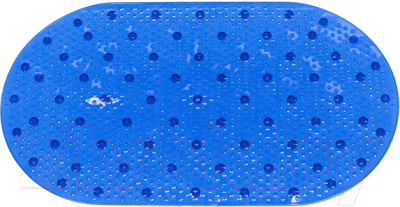 Коврик на присосках Вилина Массажный 6807 (69x38, синий)