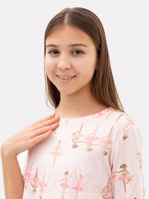 Сорочка детская Mark Formelle 577720 (р.128-64, балерины на розовом)