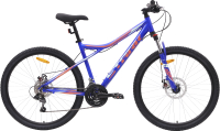 Велосипед STARK Slash 27.1 D 2024 (16, насыщенный синий/мятный/красный) - 