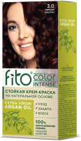 Крем-краска для волос Fito Косметик Fito Color Intense Стойкая 3.0 (115мл, темный каштан) - 