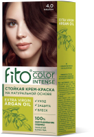 Крем-краска для волос Fito Косметик Fito Color Intense Стойкая тон 4.0 (115мл, каштан) - 