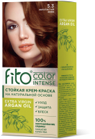 Крем-краска для волос Fito Косметик Fito Color Intense Стойкая 5.3 (115мл, золотистый кофе) - 