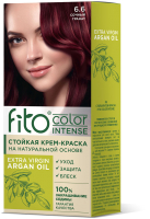 Крем-краска для волос Fito Косметик Fito Color Intense Стойкая 6.6 (115мл, сочный гранат) - 