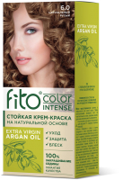 Крем-краска для волос Fito Косметик Fito Color Intense Стойкая 6.0 (115мл, натуральный русый) - 