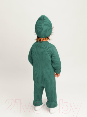 Комбинезон для малышей Amarobaby Pure Love Tot / AB-OD22-PLT501/13-56 (зеленый, р.56)