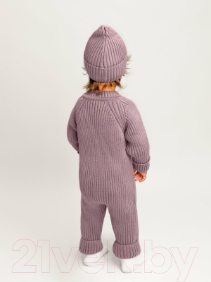 Комбинезон для малышей Amarobaby Pure Love Tot / AB-OD22-PLT501/27-56 (пудровый, р.56)