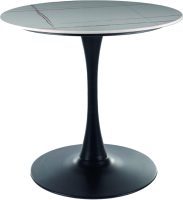 Обеденный стол Signal Espero (белый матовый/черный матовый FI 80) - 