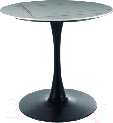 Обеденный стол Signal Espero (белый матовый/черный матовый FI 80)