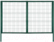 Каркас для ворот Белзабор Внутреннее открытие с 3Д 3.5x1.7м (ПП 6005) - 