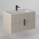 Миниатюра изображения товара Тумба с умывальником Briz Арно 80 / 105 03-18080-16 00 БЕЖ