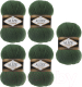 Набор пряжи для вязания Alize Lanagold 49% шерсть, 51% акрил / 118 (240м, зеленая трава, 5 мотков) - 