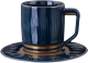 Чашка с блюдцем Lefard Herbal / 42-466 (синий) - 