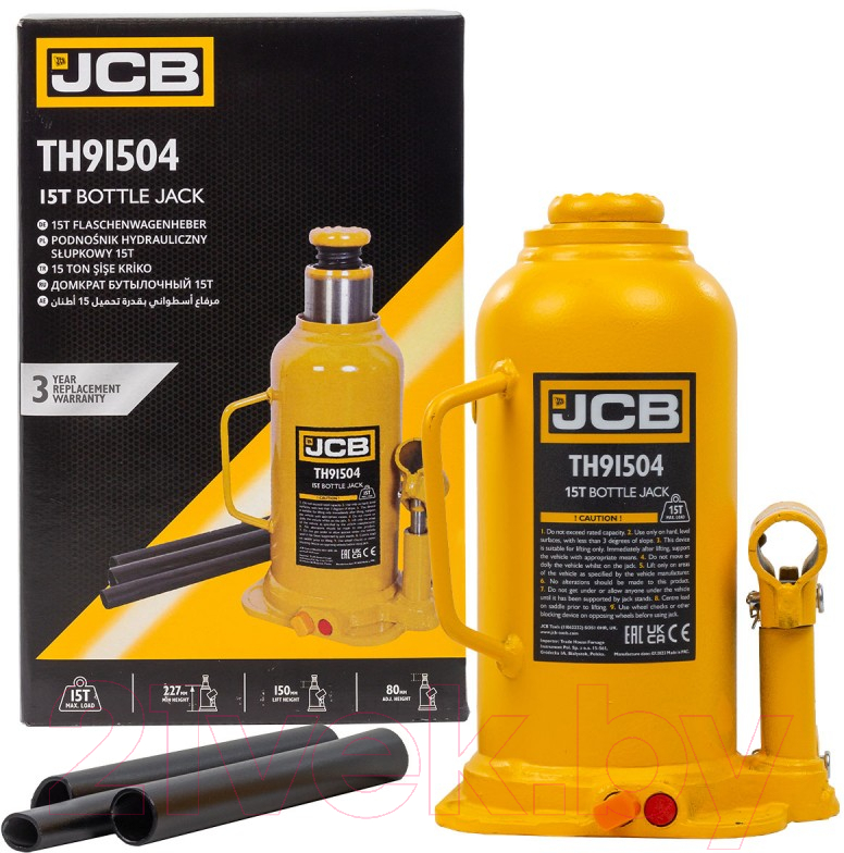 Бутылочный домкрат JCB TH91504