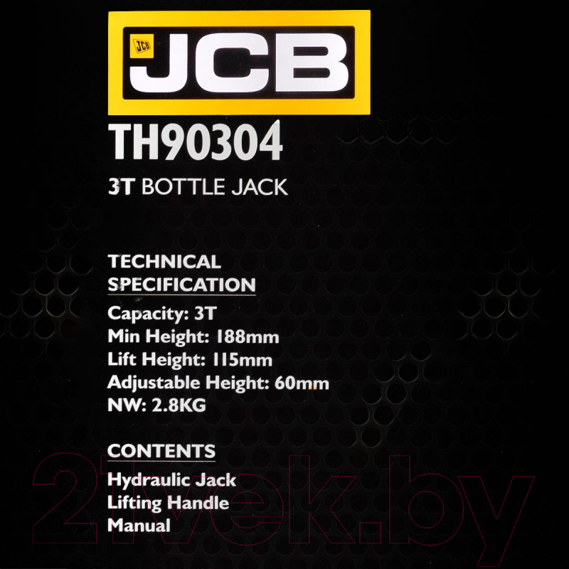 Бутылочный домкрат JCB TH90304