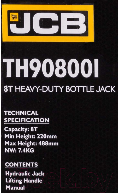 Бутылочный домкрат JCB TH908001