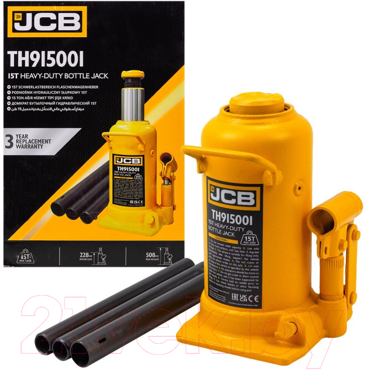 Бутылочный домкрат JCB TH915001