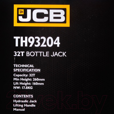 Бутылочный домкрат JCB TH93204 (32т)