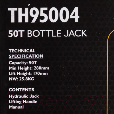 Бутылочный домкрат JCB TH95004 (50т)