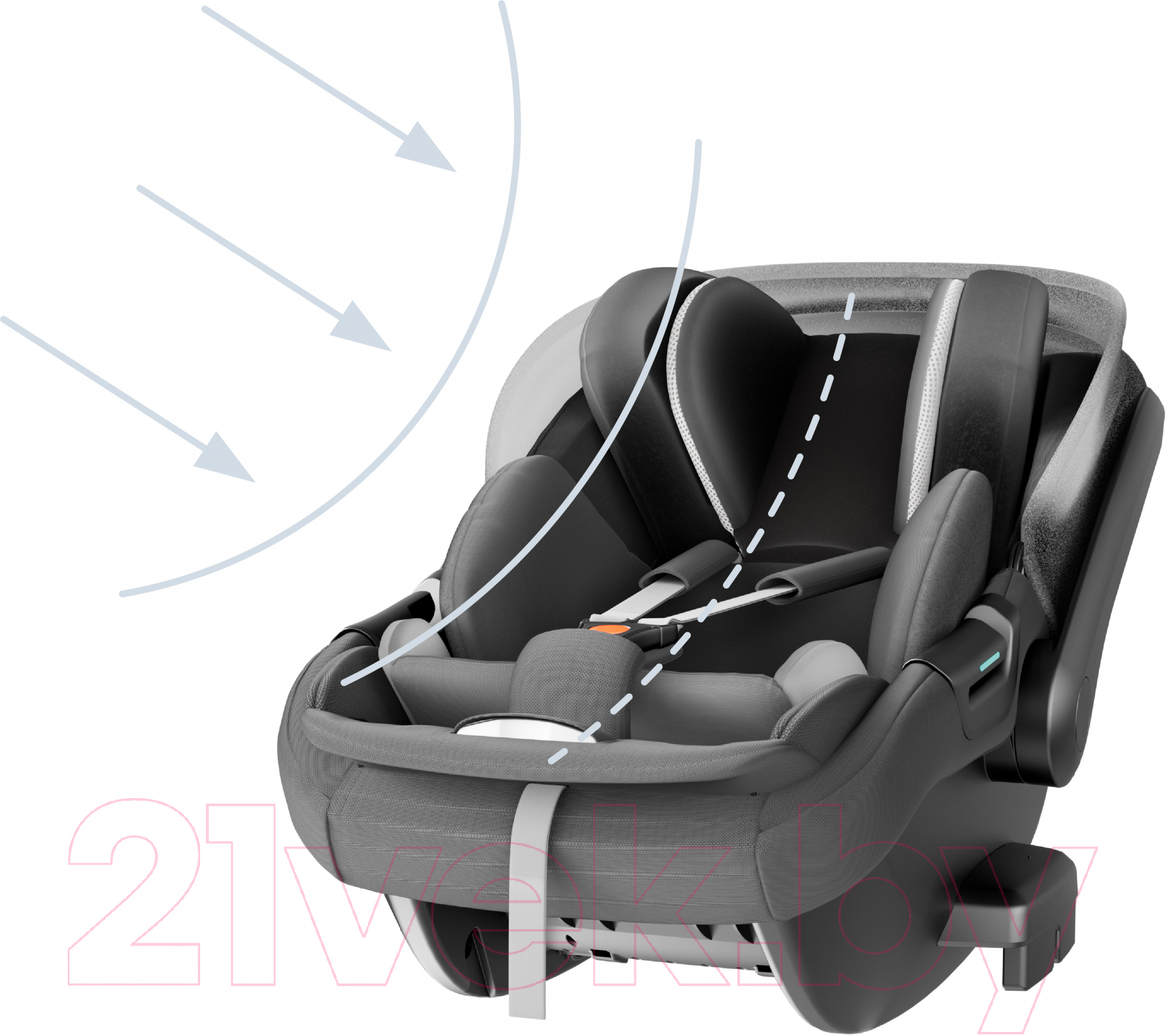 Автокресло Inglesina Darwin Infant Recline i-Size / AV62R0EMG