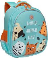 Школьный рюкзак Grizzly RAz-086-14n (мятный) - 