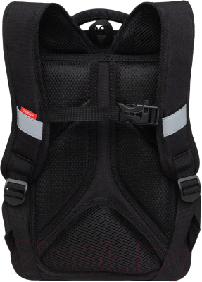 Школьный рюкзак Grizzly RAw-497-8 (черный)