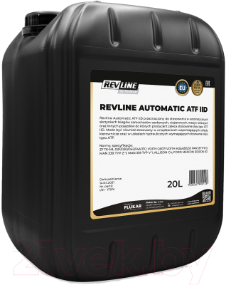 Трансмиссионное масло Revline Automatic ATF II D / RIID20 (20л)