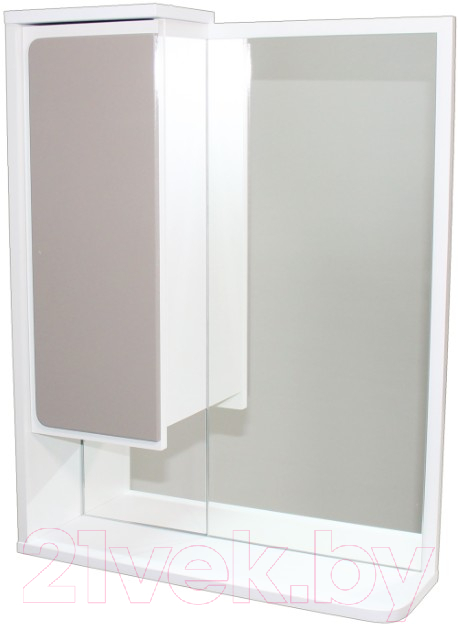 Шкаф с зеркалом для ванной СанитаМебель Этна 17.550