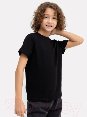 Комплект футболок детских Mark Formelle 113379-2 (р.140-68, черный)