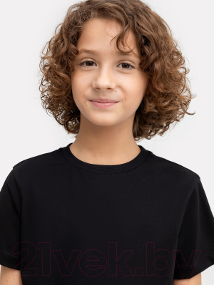 Комплект футболок детских Mark Formelle 113379-2 (р.164-84, черный)