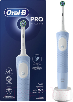 Электрическая зубная щетка Oral-B Pro Protect X Clean Blue
