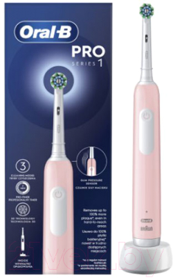 Электрическая зубная щетка Oral-B Pro 1 500 D305.513.3 (розовый)