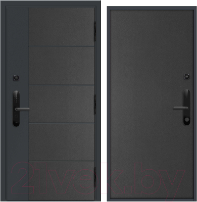 Входная дверь Nord Doors Амати 98x206 правая глухая (Slotex 1020/6)
